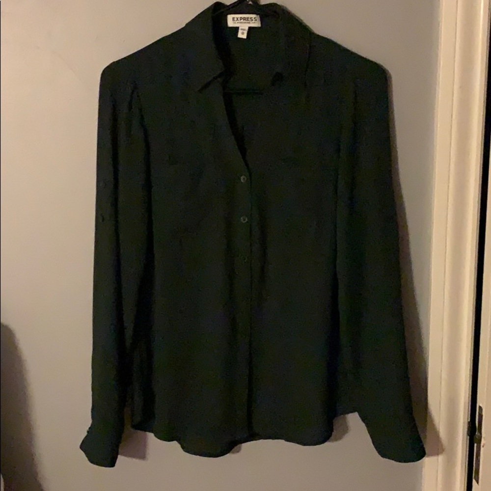 Forest Green Express Convertible Portofino Shirt